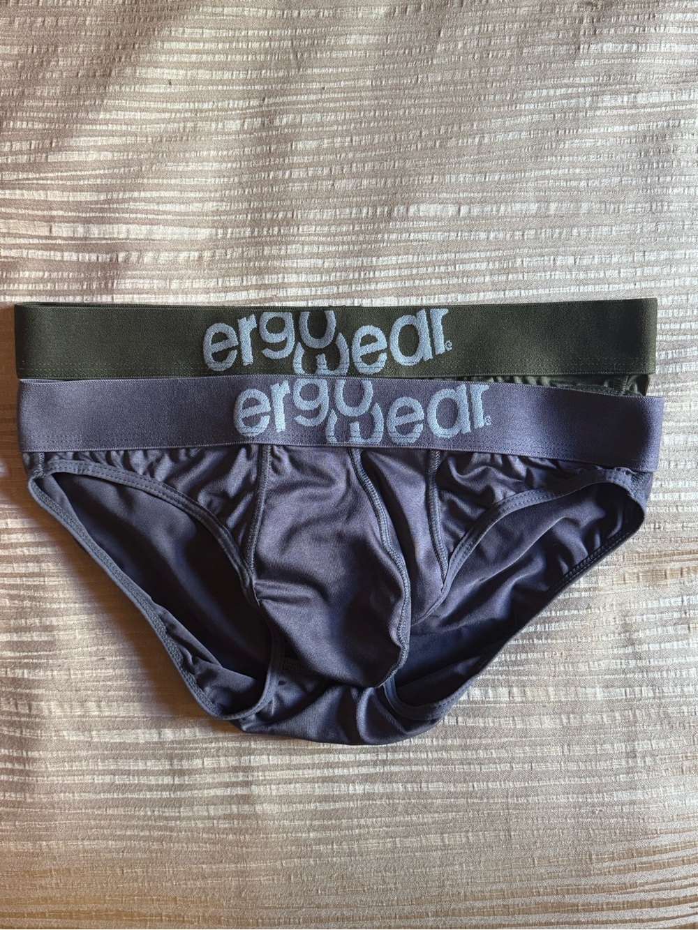 Ergowear Men’s Briefs – grey and green 2 pack
